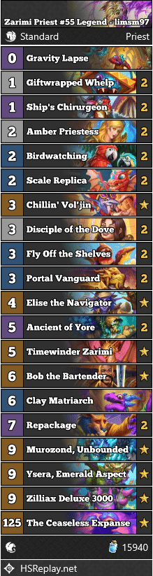 Zarimi Priest #55 Legend - limsm97