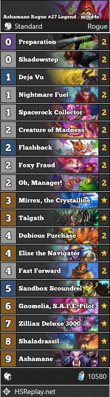 Ashamane Rogue #27 Legend - mthd4s