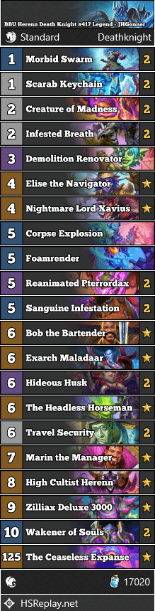 BBU Herenn Death Knight #417 Legend - JHGonner