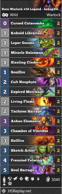 Burn Warlock #58 Legend - bebop4th