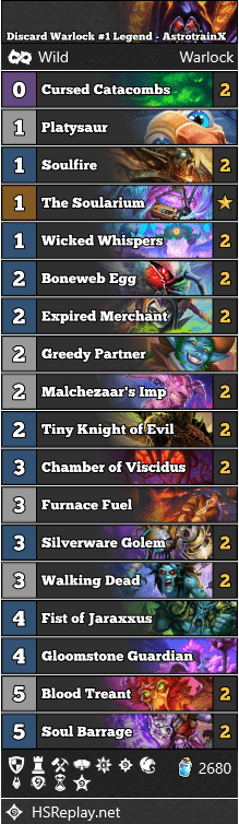 Discard Warlock #1 Legend - AstrotrainX