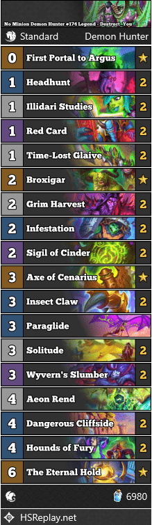 No Minion Demon Hunter #174 Legend - Destruct_You
