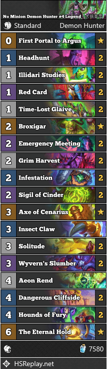 No Minion Demon Hunter #4 Legend - 大狼普雷