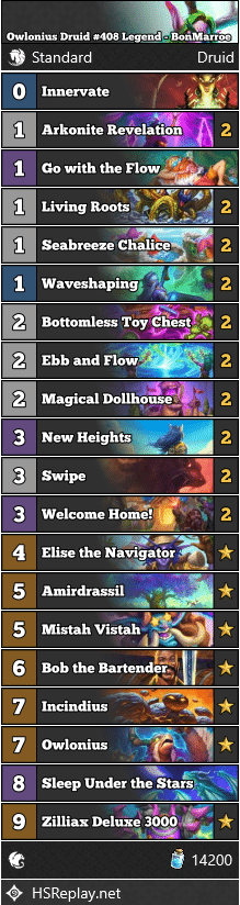 Owlonius Druid #408 Legend - BonMarroe