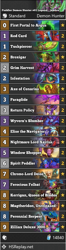 Peddler Demon Hunter #61 Legend - jambre