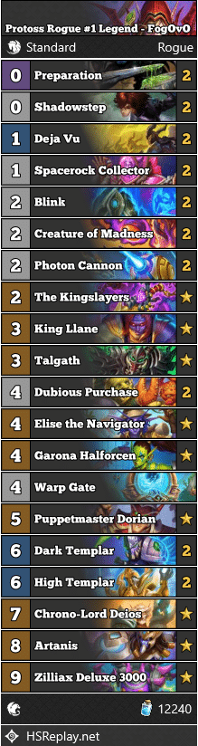 Protoss Rogue #1 Legend - FogOvO