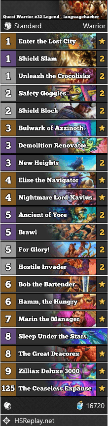 Quest Warrior #32 Legend - languagehacker