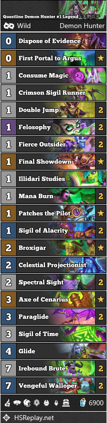 Questline Demon Hunter #1 Legend - 天野远子