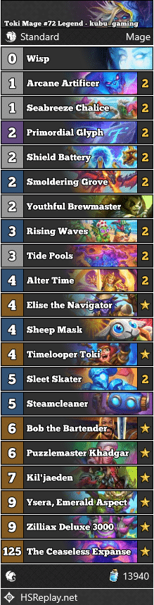 Toki Mage #72 Legend - kubu_gaming