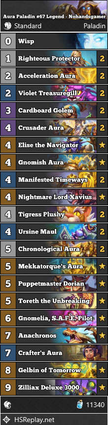 Aura Paladin #67 Legend - Nohandsgamer