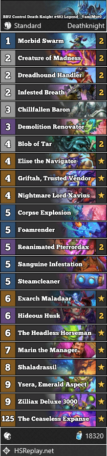 BBU Control Death Knight #483 Legend - YamiMut0
