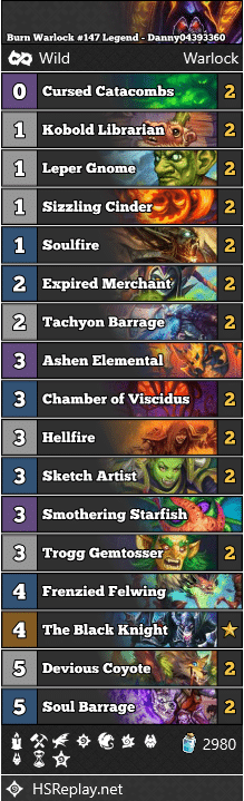 Burn Warlock #147 Legend - Danny04393360