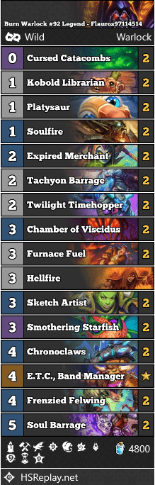 Burn Warlock #92 Legend - Flauros97114514