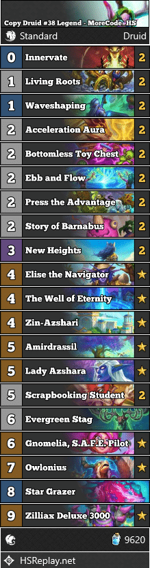 Copy Druid #38 Legend - MoreCode_HS