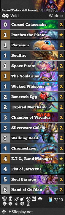 Discard Warlock #200 Legend - 生狂丨谦和爱闪退