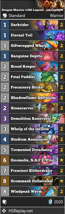 Dragon Warrior #366 Legend - jakeyp0096