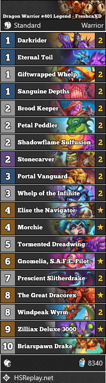 Dragon Warrior #401 Legend - FreshcaXD