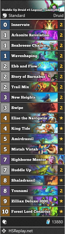 Huddle Up Druid #5 Legend - JambreHS