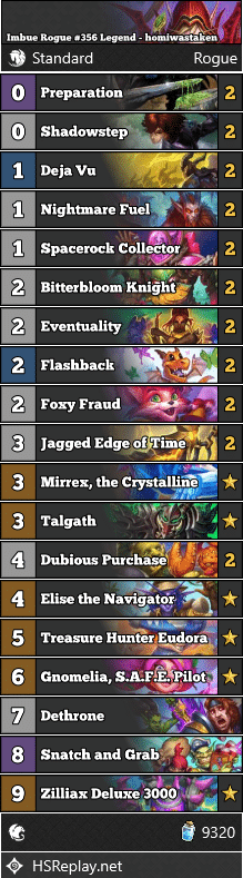 Imbue Rogue #356 Legend - homiwastaken
