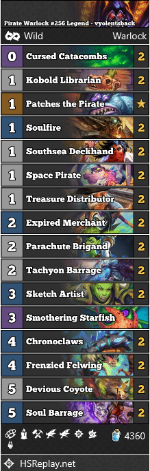 Pirate Warlock #256 Legend - vyolentsback