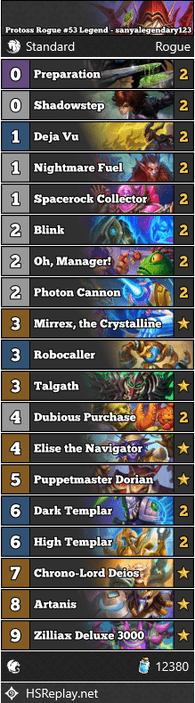 Protoss Rogue #53 Legend - sanyalegendary123