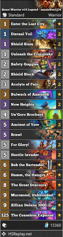 Quest Warrior #14 Legend - maxiebon1234