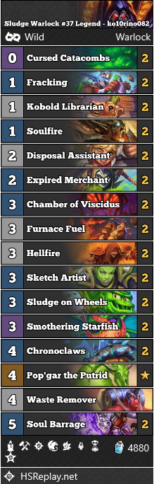 Sludge Warlock #37 Legend - ko10rino082