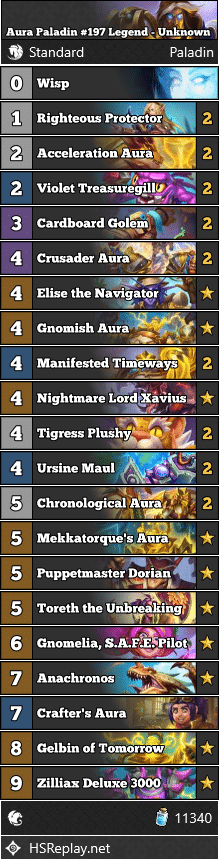 Aura Paladin #197 Legend - Unknown
