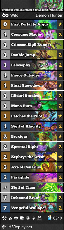 Broxigar Demon Hunter #49 Legend - Unknown
