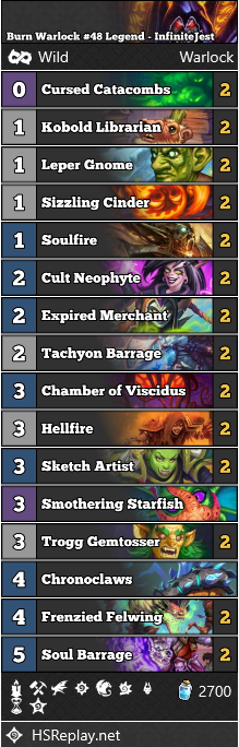 Burn Warlock #48 Legend - InfiniteJest