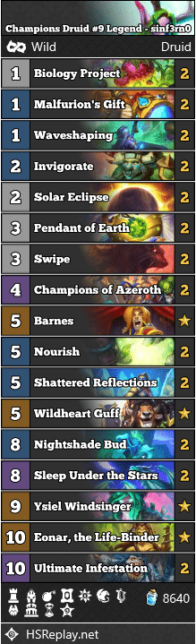Champions Druid #9 Legend - sinf3rn0
