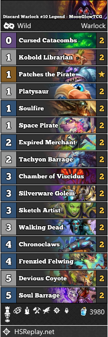 Discard Warlock #10 Legend - MoonGlowTCG