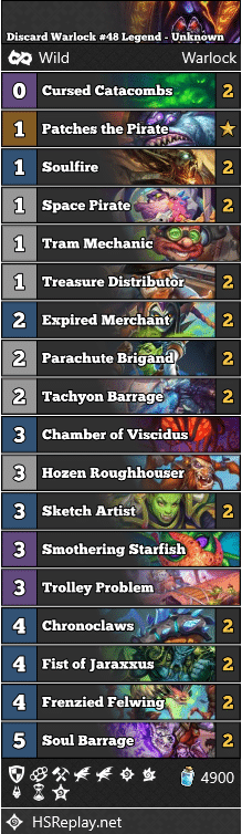 Discard Warlock #48 Legend - Unknown