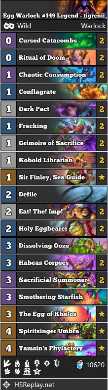 Egg Warlock #149 Legend - tigrenii