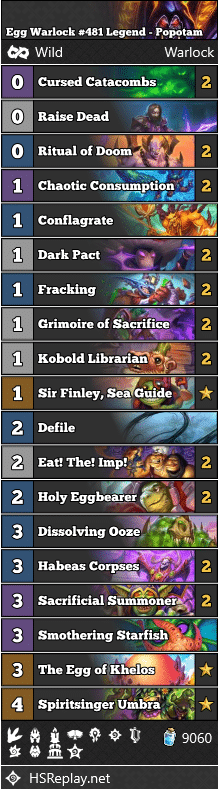 Egg Warlock #481 Legend - Popotam