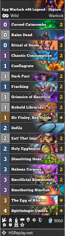 Egg Warlock #86 Legend - Oignon