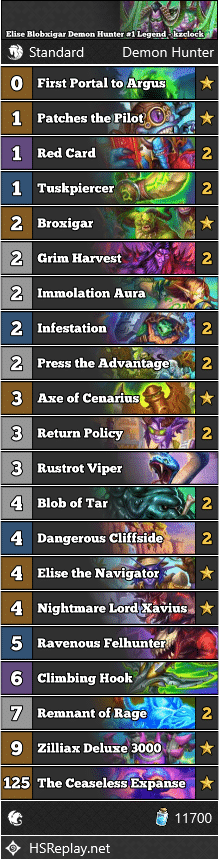 Elise Blobxigar Demon Hunter #1 Legend - kzclock