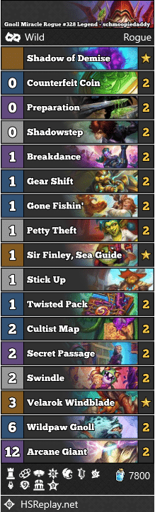 Gnoll Miracle Rogue #328 Legend - schmoopiedaddy