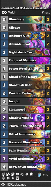 Nazmani Priest #142 Legend - 9afa68a5