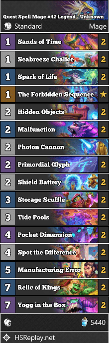 Quest Spell Mage #42 Legend - Unknown