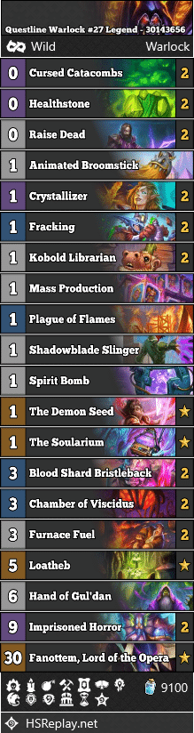 Questline Warlock #27 Legend - 30143656