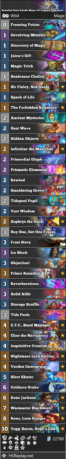 Renathal Reno Exodia Mage #27 Legend - 0bb3ae1a