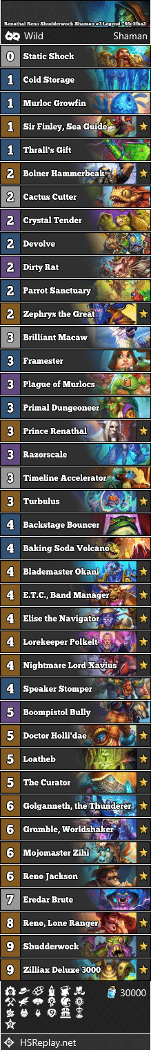Renathal Reno Shudderwock Shaman #7 Legend - 66c3fba2