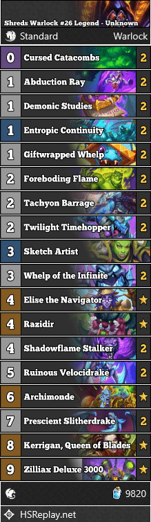 Shreds Warlock #26 Legend - Unknown