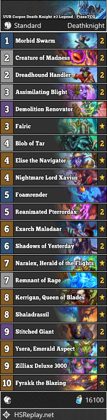 UUB Corpse Death Knight #3 Legend - PizzaTCG