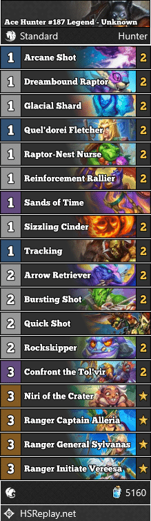 Ace Hunter #187 Legend - Unknown