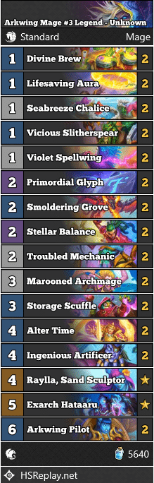 Arkwing Mage #3 Legend - Unknown