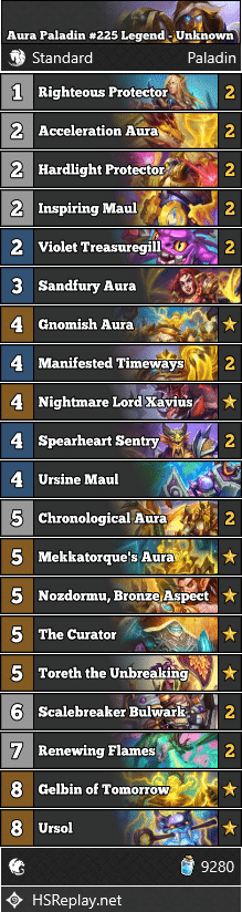 Aura Paladin #225 Legend - Unknown