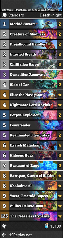 BBU Control Death Knight #330 Legend - Unknown