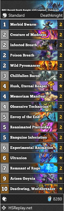 BBU Herald Death Knight #101 Legend - Unknown